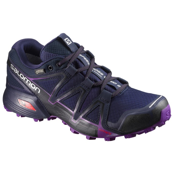 Zapatillas Trail Running Salomon Mujer Azul Marino - Salomon Argentina SPEEDCROSS VARIO 2 GTX® W ,05